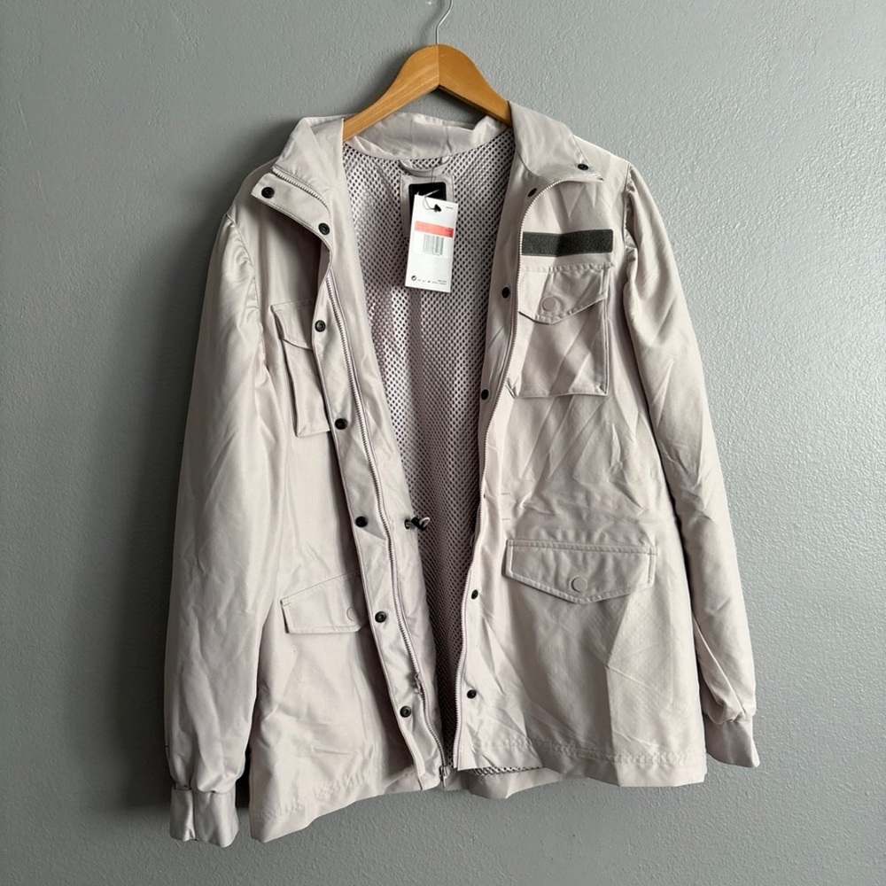 Nike Light Gray Military Field Jacket